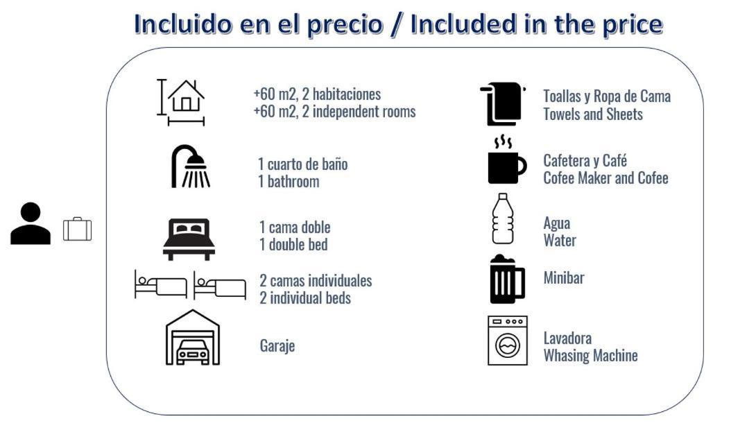 Apto 2 Habitaciones, Garaje Gratis Madrid Luaran gambar